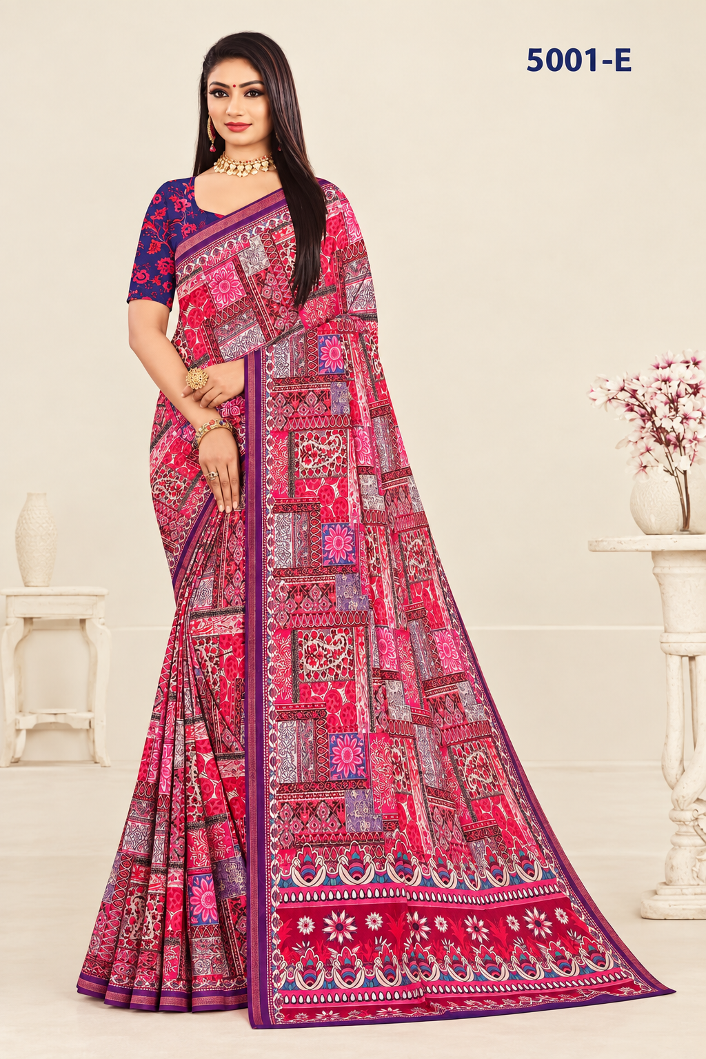 Synthetic Silk Saree.