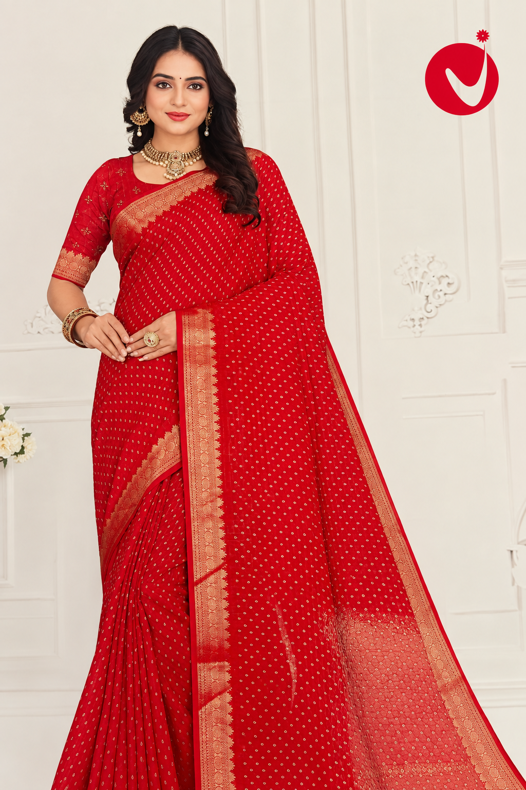 Synthetic Silk Saree.