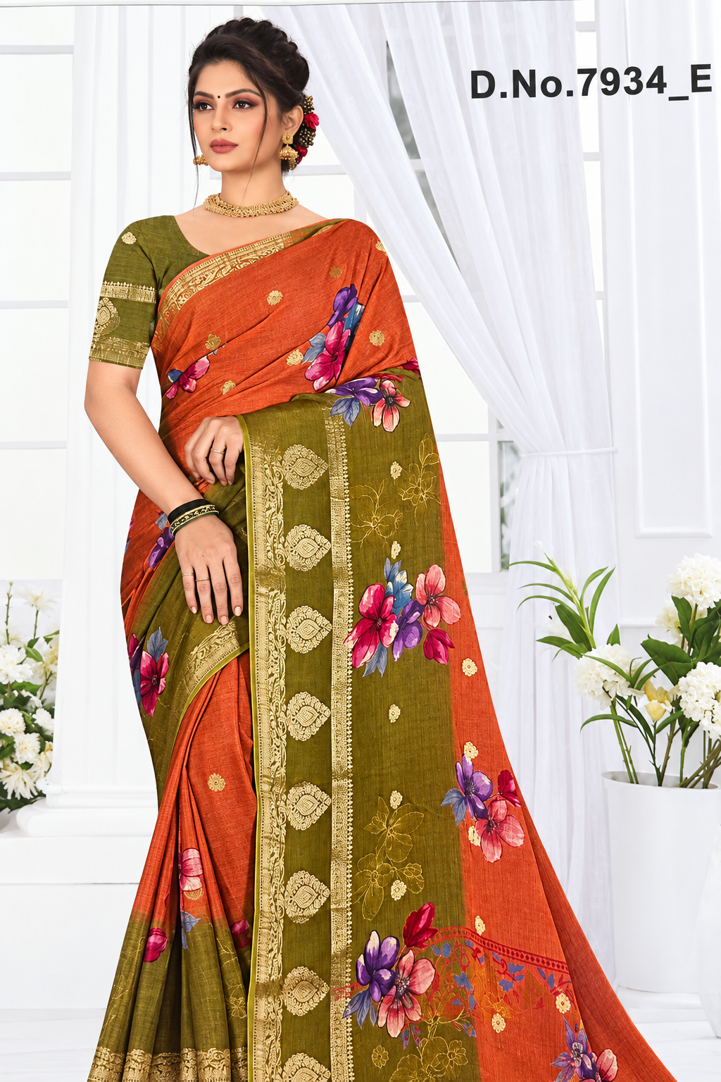 Synthetic Silk Saree.