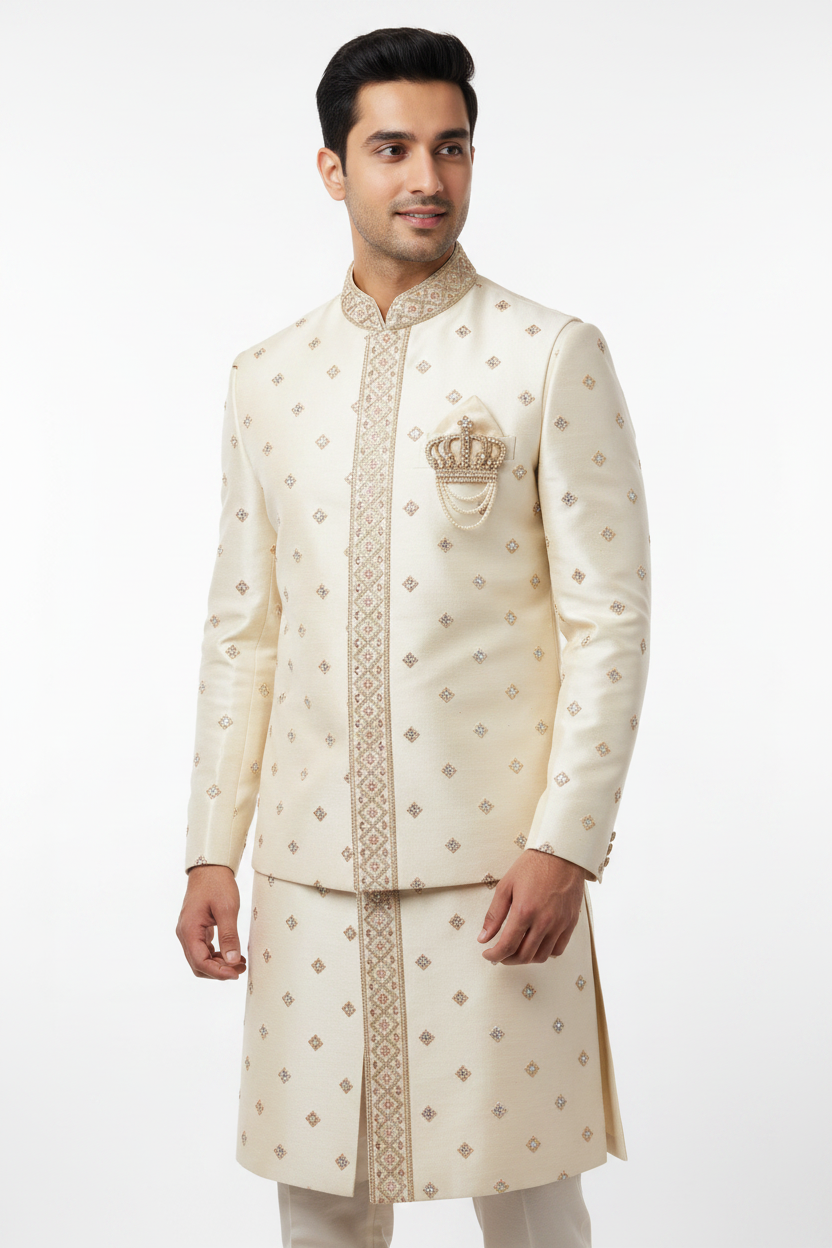 Kurta Payjama With Modi Jacket