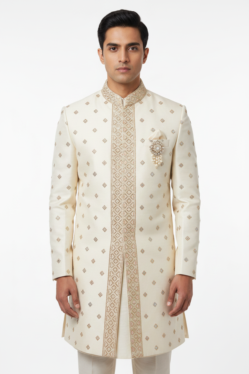 Kurta Payjama With Modi Jacket