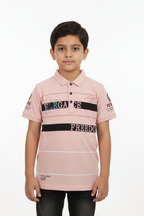 Elegance Freedom Pink Polo Front