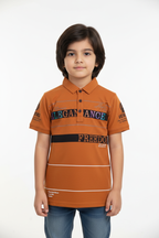 Elegance Freedom Rust Polo Front