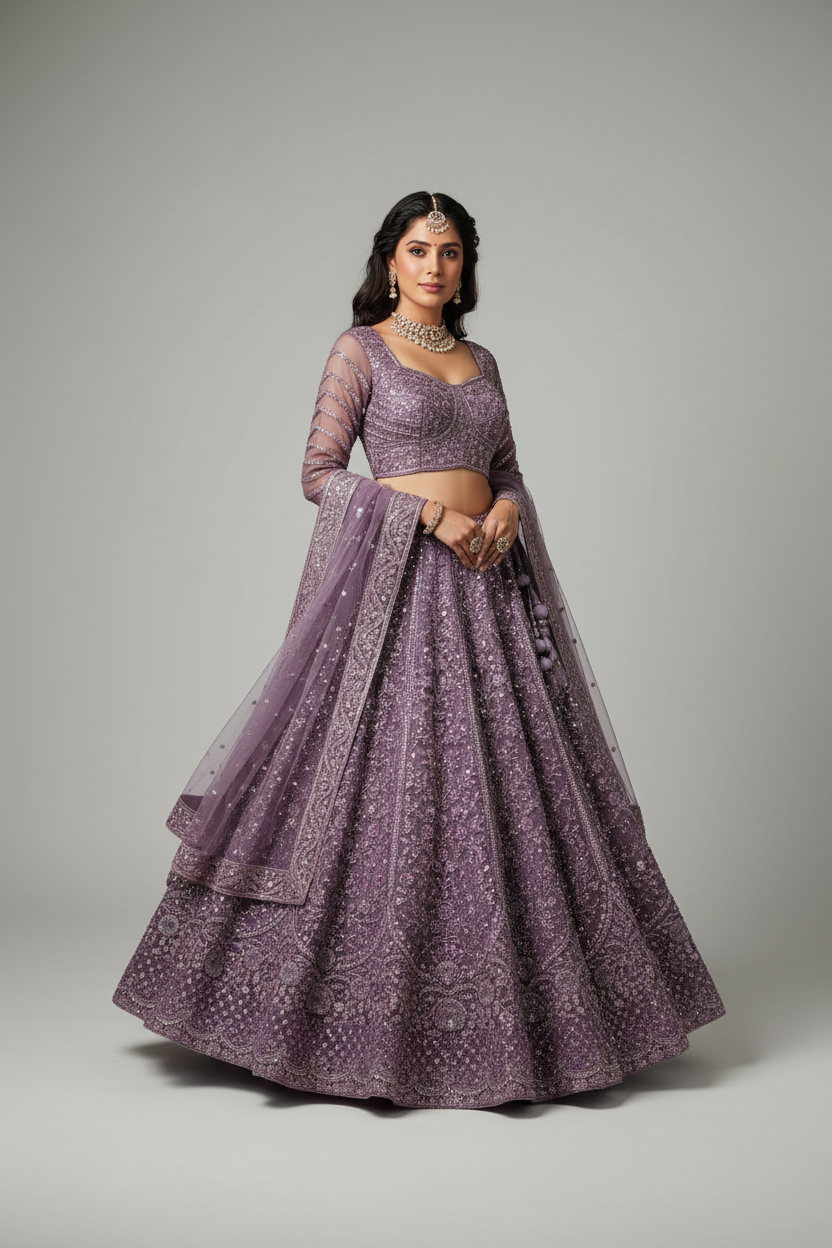 New Semi Stitiched Lehenga Choli