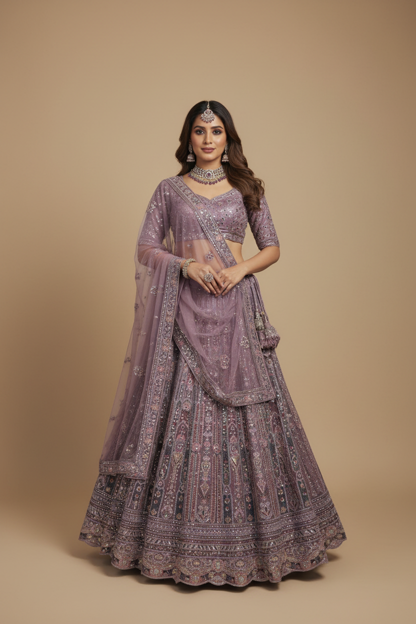 New Semi Stitiched Lehenga Choli