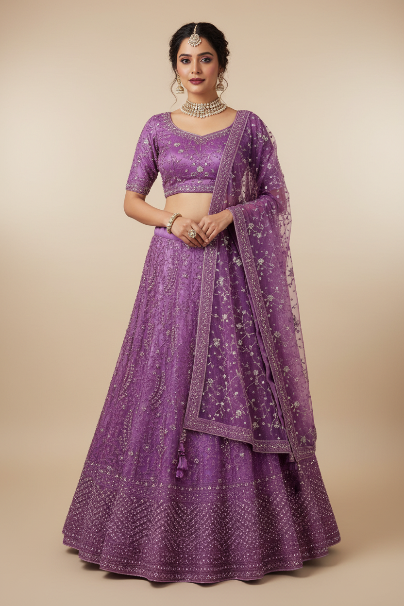 New Semi Stitiched Lehenga Choli