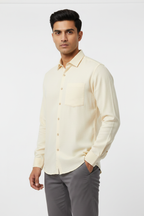 Indian Male Model in Cream Off-White Shirt