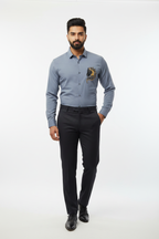 Indian Male Model in Horse Embroidery Shirt
