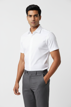 Indian Male Model in White Half Sleeve Shirt