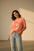 Indian model wearing Paws t-shirt