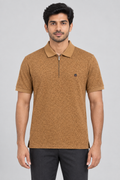 Male model wearing your tan polo shirt