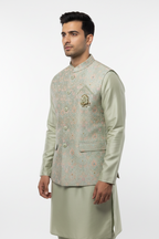 Kurta Payjama With Modi Jacket