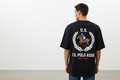 Model wearing dark navy U.S. Polo Assn. t-shirt - back