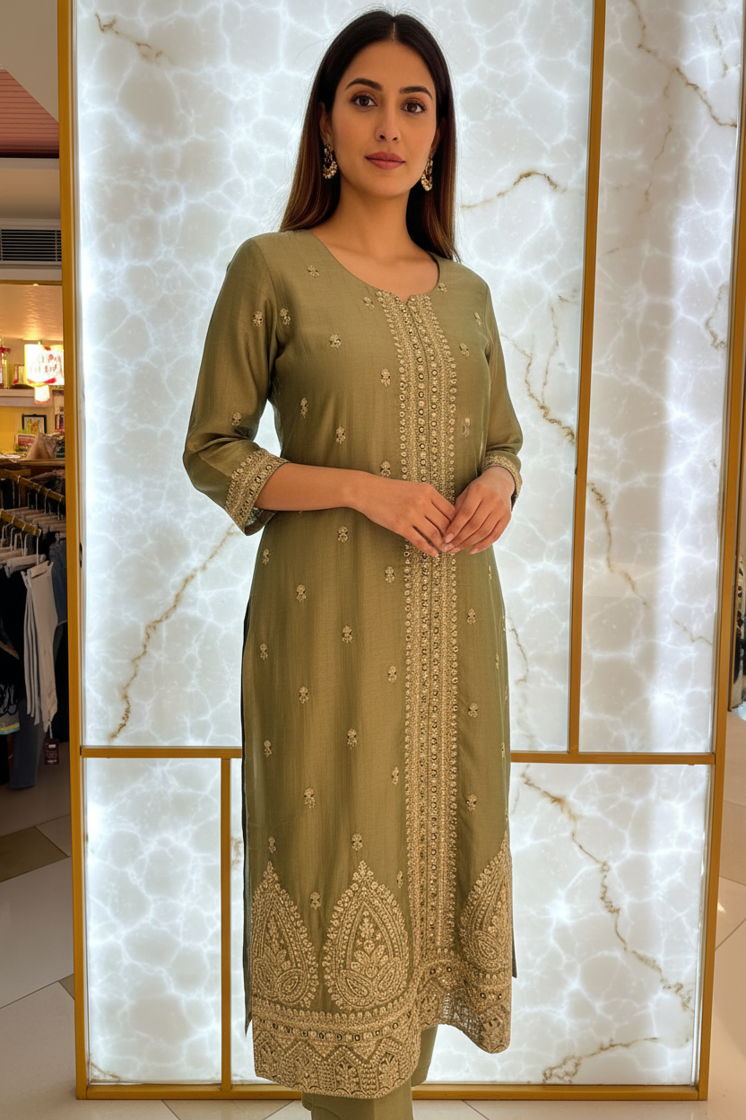 Ready To Wear Straight cut Salwar Suits