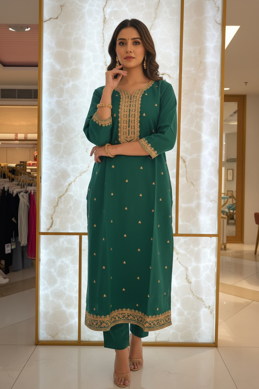 Ready To Wear Straight cut Salwar Suits