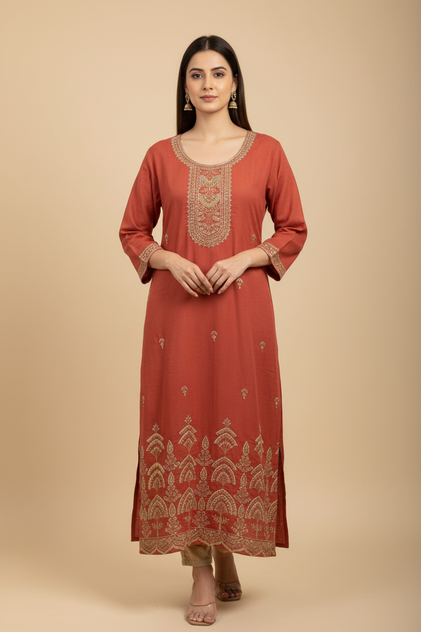 Ready To Wear Straight cut Salwar Suits