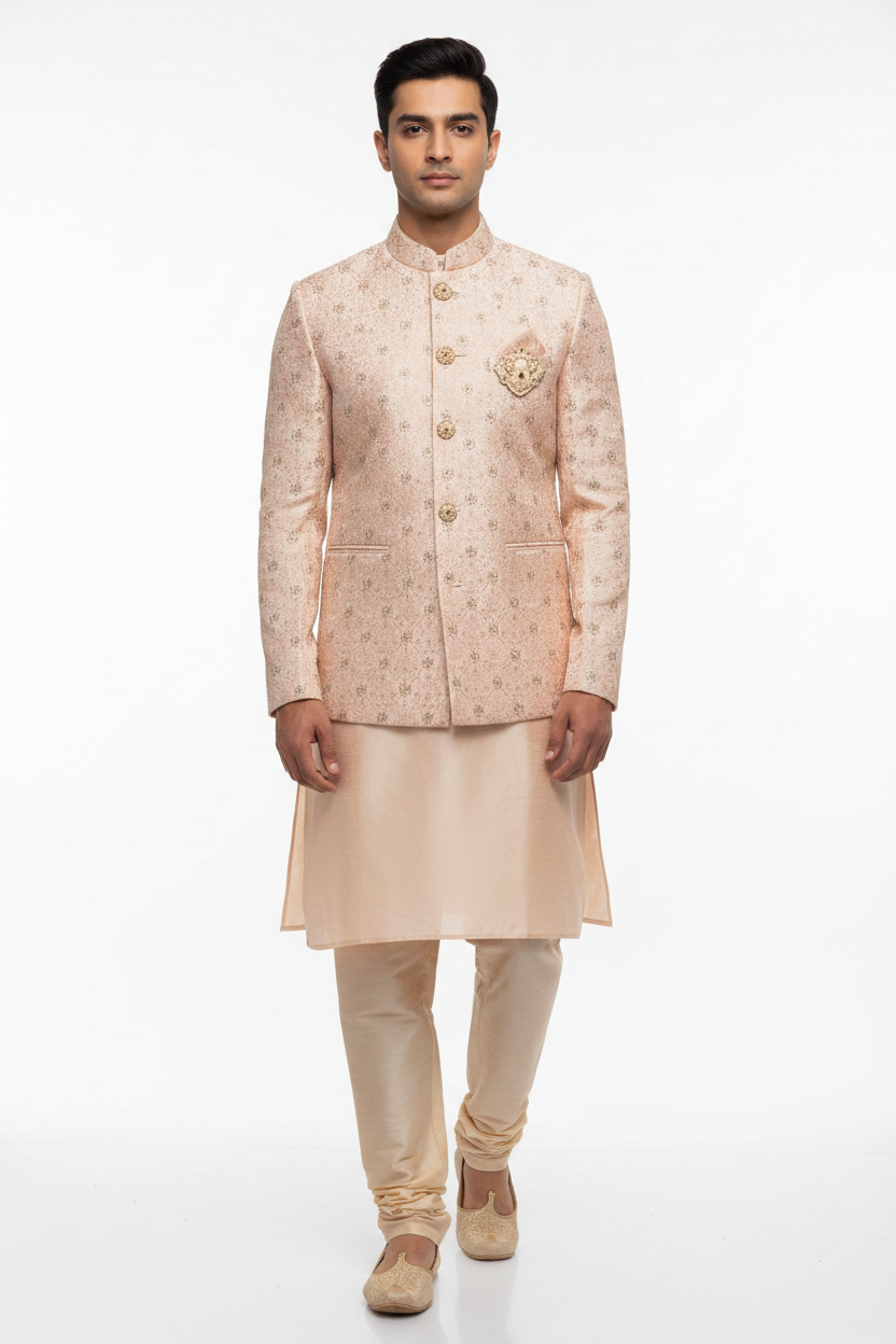Kurta Payjama With Modi Jacket