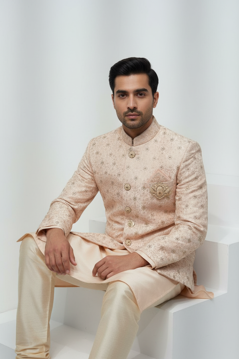Kurta Payjama With Modi Jacket