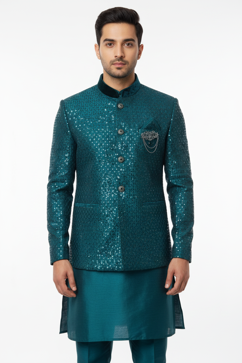 Kurta Payjama With Modi Jacket