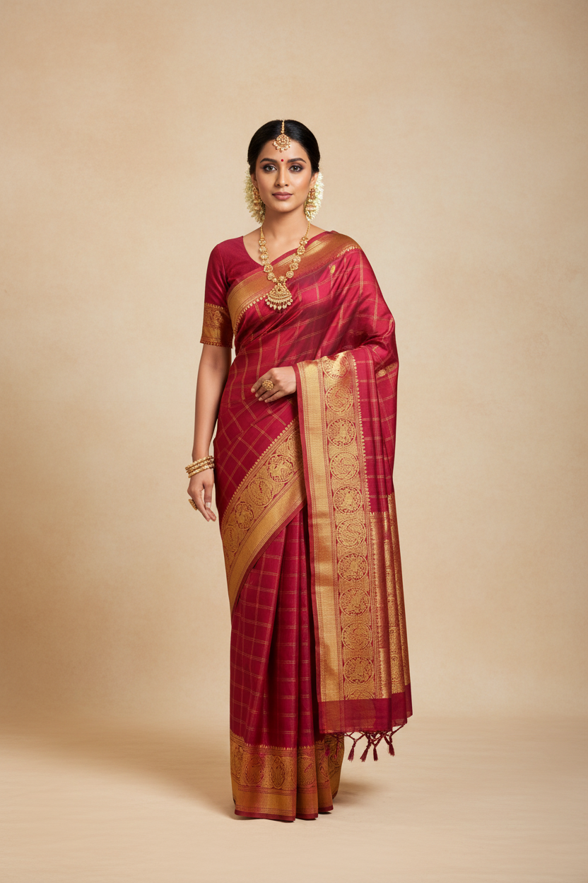 Pure Kanchipuram Silk Saree